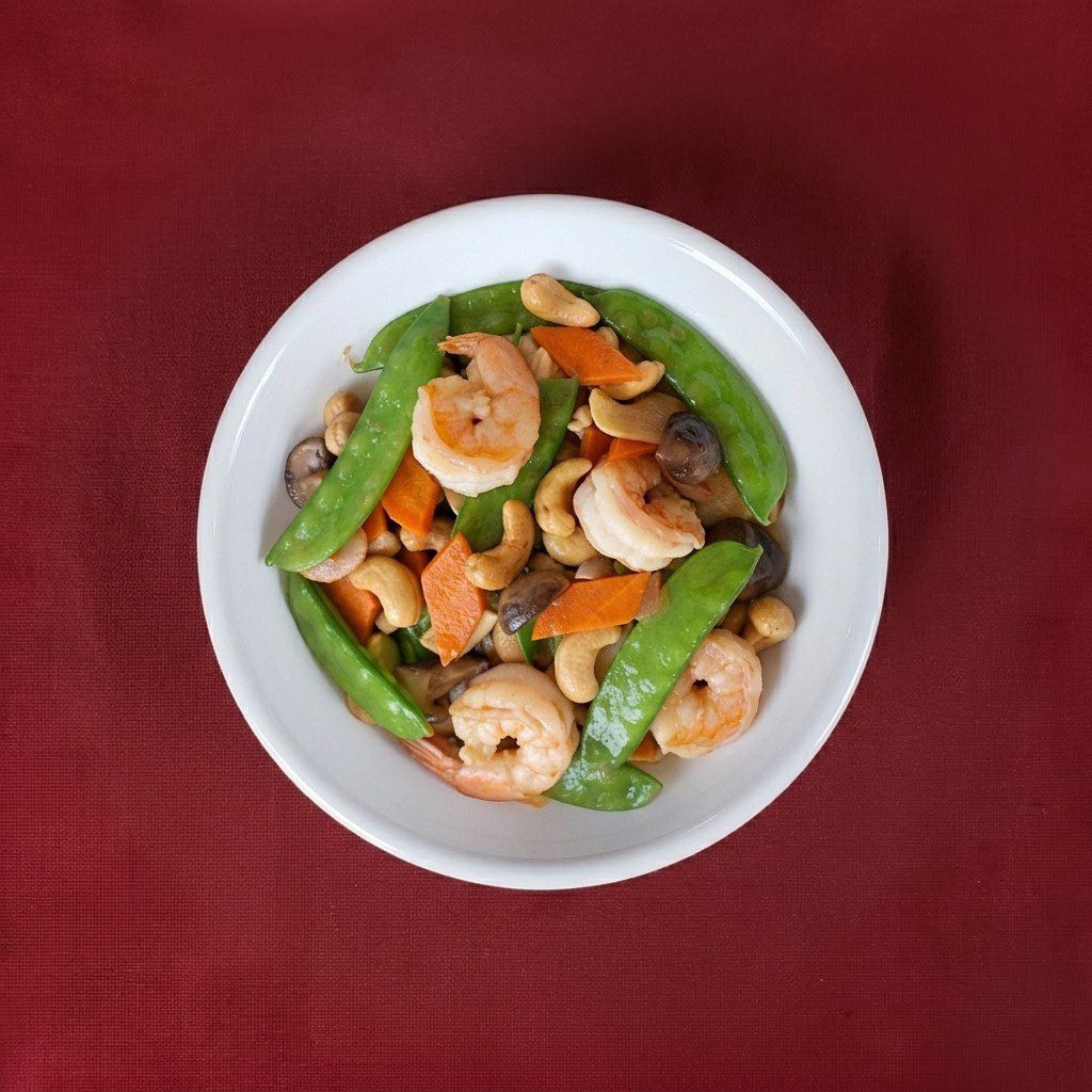 45. Shrimp with Cashew Nuts.