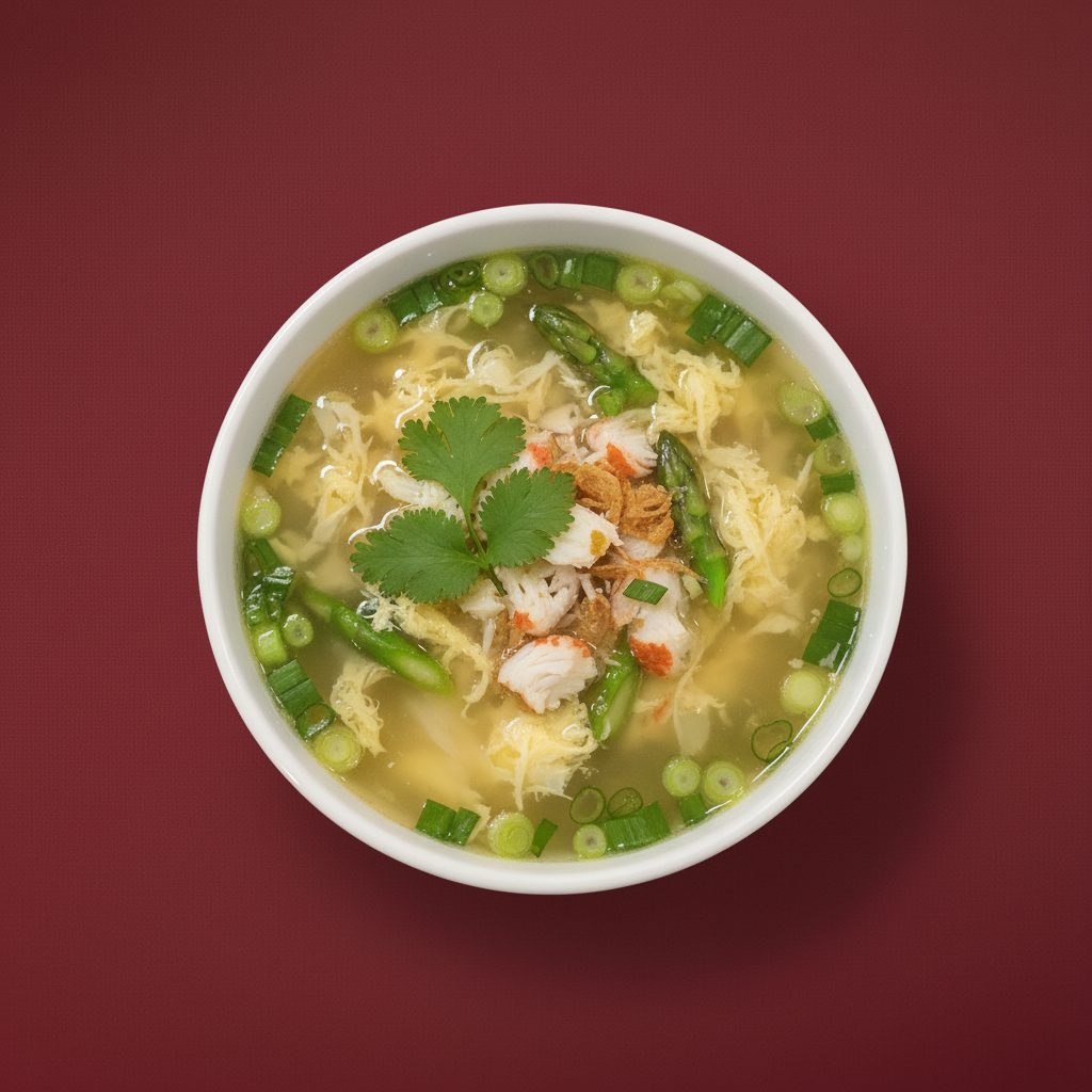 5. Crab Meat Asparagus Soup.