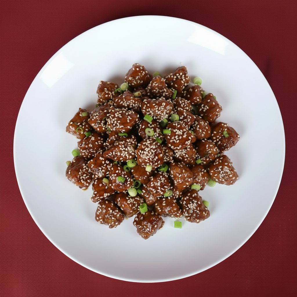 L19. Sesame Beef or Chicken.