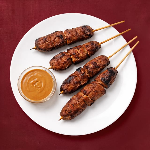 17. Satay Beef or Chicken Sticks (4).