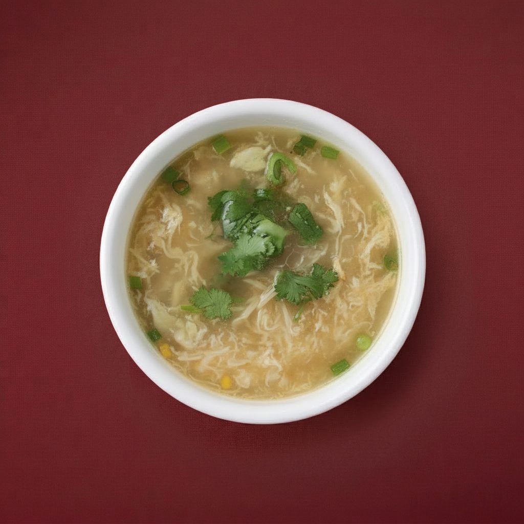 4. Minced Chicken and Corn Soup.