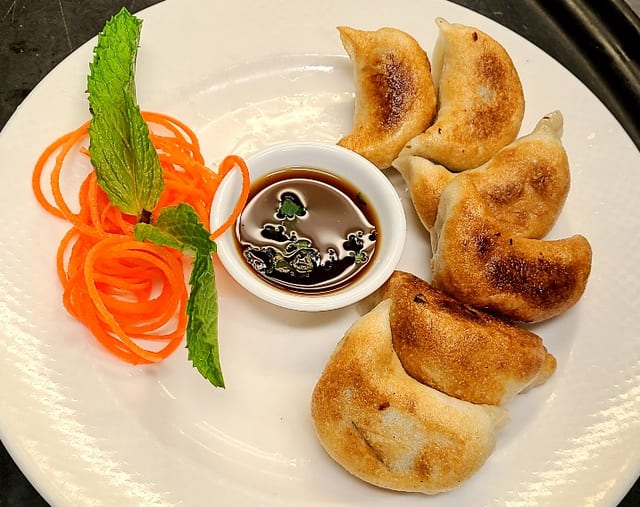 13. Steamed or Fried Pork Dumplings (6).