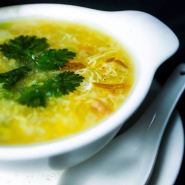 2. Chicken Egg Drop Soup.