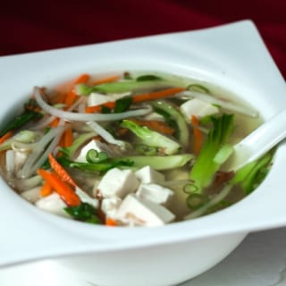 7. Vegetable and Bean Curd Soup (For2)