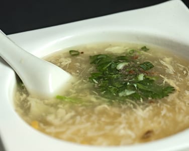 4. Minced Chicken and Corn Soup.