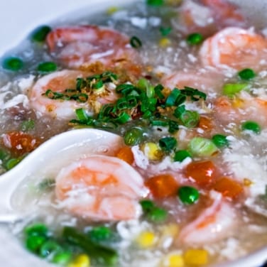 40. Shrimp with Lobster Sauce.