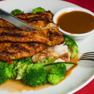 F28. Grilled Chicken Indonesian Style