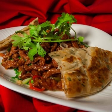 F17. Dried Sautéed Shredded Beef Szechuan Style.